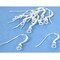 10 Fish Hook Earrings Sterling Silver Earwires with Ball 21 Gauge